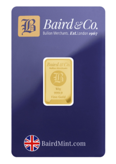 10g Gold Minted Bar