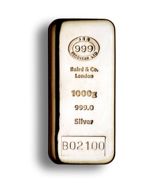 1kg Silver Cast Bar (JBR)