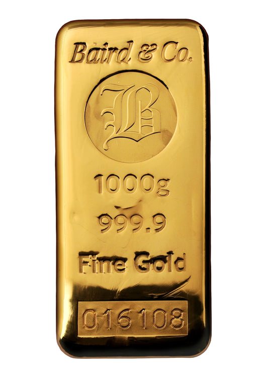 1kg Gold Cast Bar