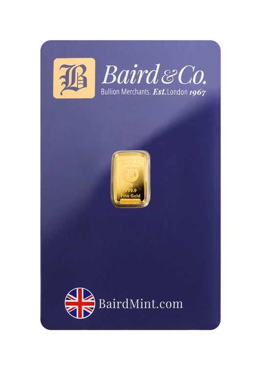 1g Gold Minted Bar