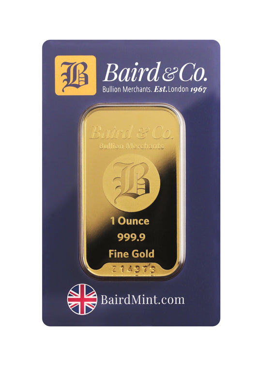 1oz Gold Minted Bar