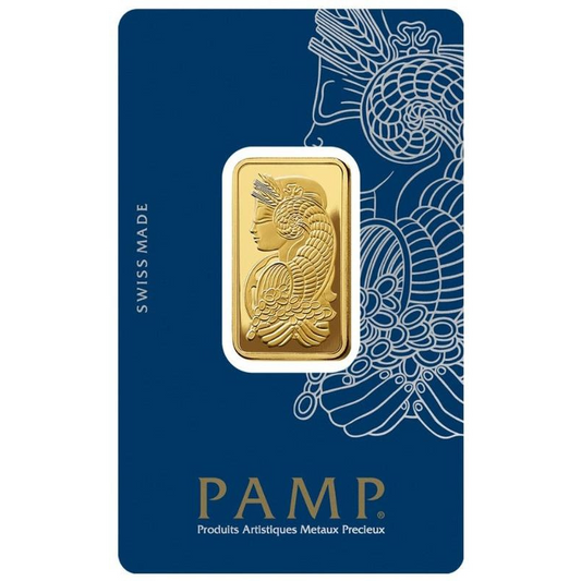 PAMP Lady Fortuna 20 Gram Gold Bar Minted