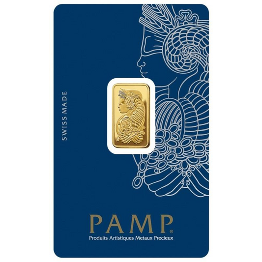PAMP Lady Fortuna 5 Gram Gold bar Minted